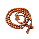 Terço Artesanal de Pau Brasil Nossa Senhora Aparecida