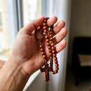 Terço Artesanal de Pau Brasil Nossa Senhora Aparecida