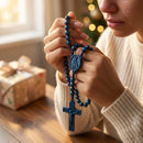 Terço Artesanal de Pau Brasil Nossa Senhora Aparecida