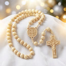 Terço Artesanal de Pau Brasil Nossa Senhora Aparecida