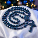 Terço Artesanal de Pau Brasil Nossa Senhora Aparecida