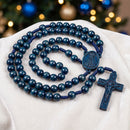 Terço Artesanal de Pau Brasil Nossa Senhora Aparecida