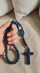 Terço Artesanal de Pau Brasil Nossa Senhora Aparecida